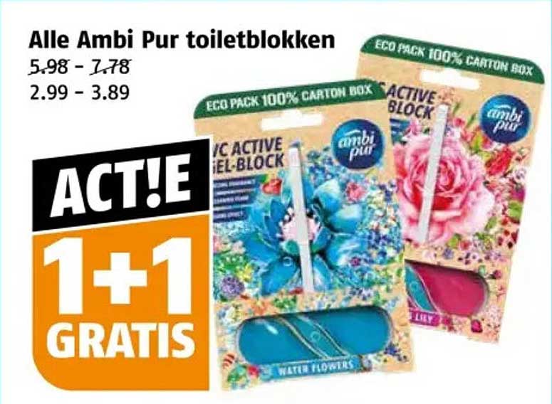 Alle Ambi Pur toiletblokken