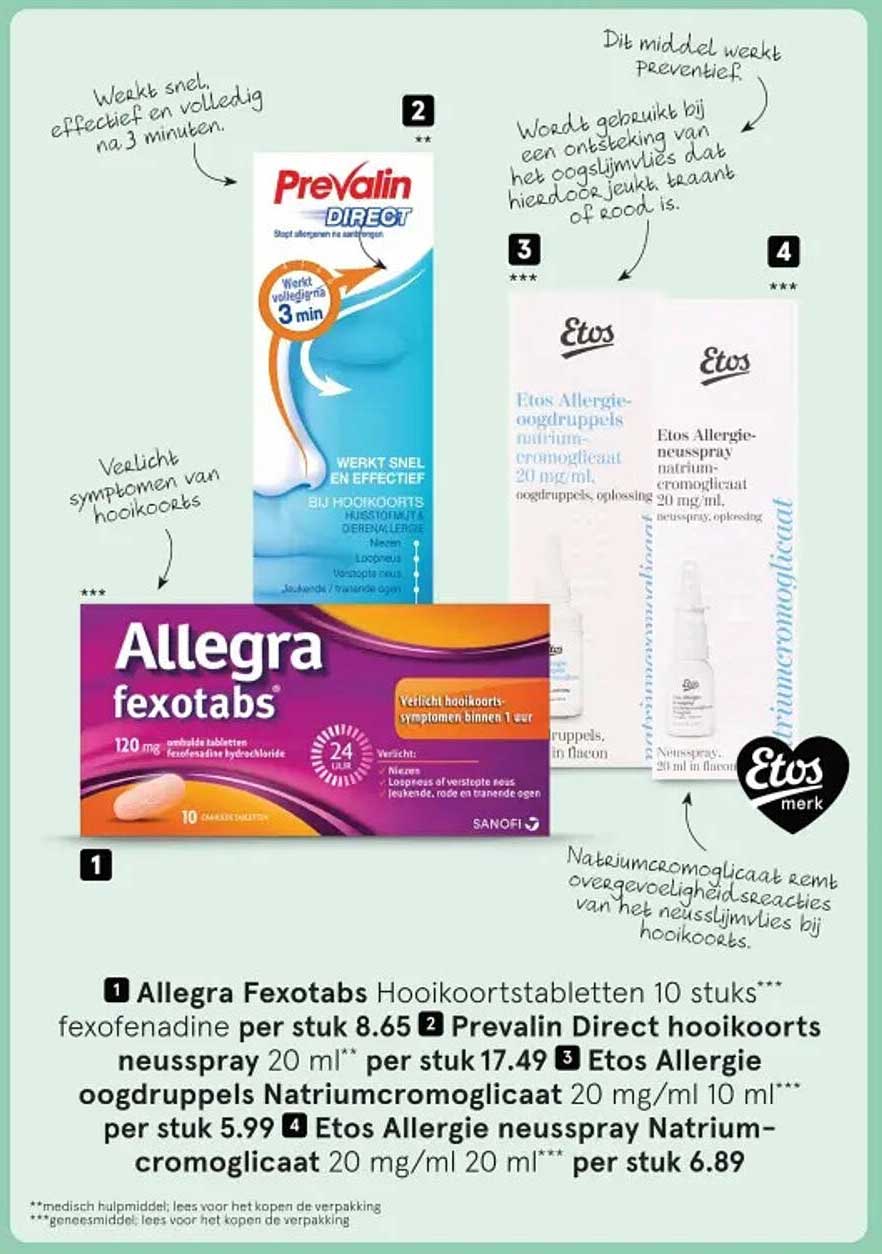 Allegra Fexotabs Hoikoorts-tabletten 10 stuks