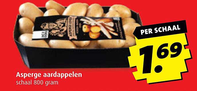 Asperge aardappelen schaal 800 gram