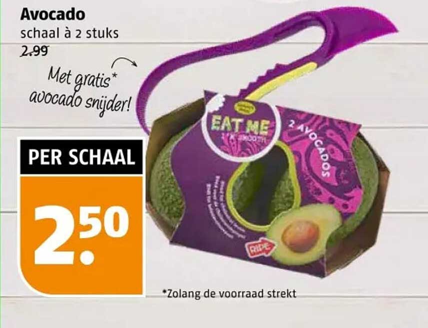 Avocado schaal à 2 stuks