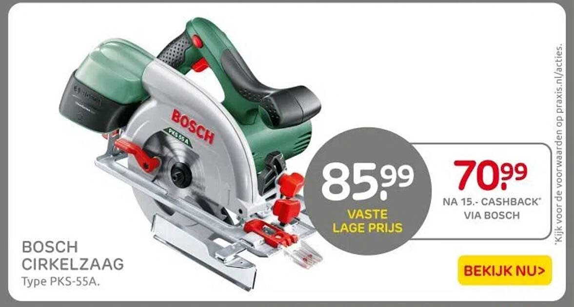 BOSCH CIRKELZAAG Type PKS-55A