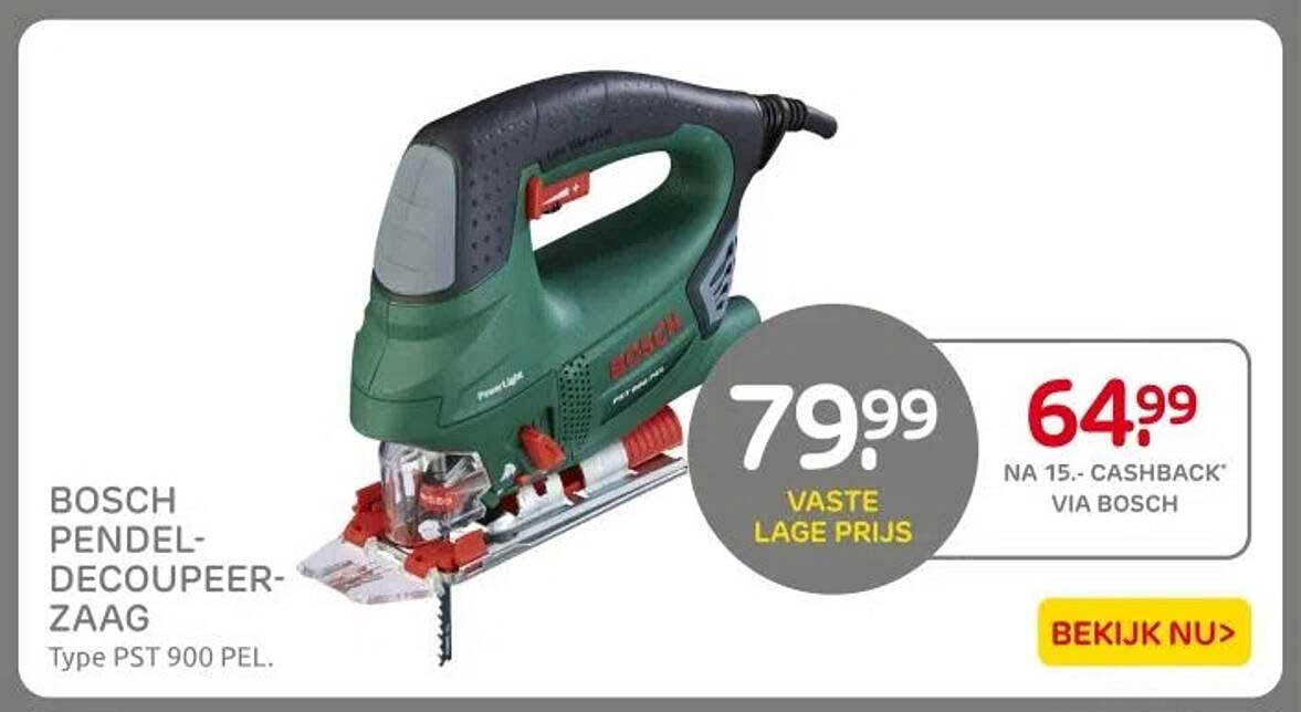 BOSCH PENDELDECOUPEER-ZAAG Type PST 900 PEL.
