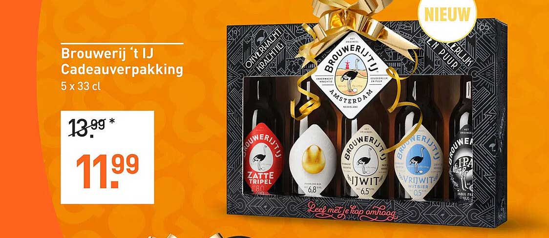 Brouwerij 't IJ Cadeauverpakking 5 x 33 cl