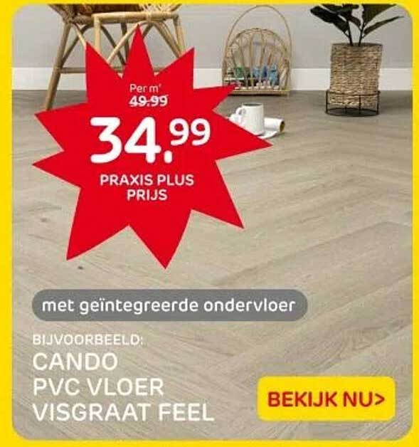 CANDO PVC VLOER VISGRAAT FEEL