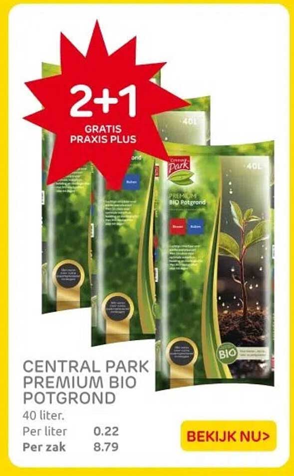 CENTRAL PARK PREMIUM BIO POTGROND