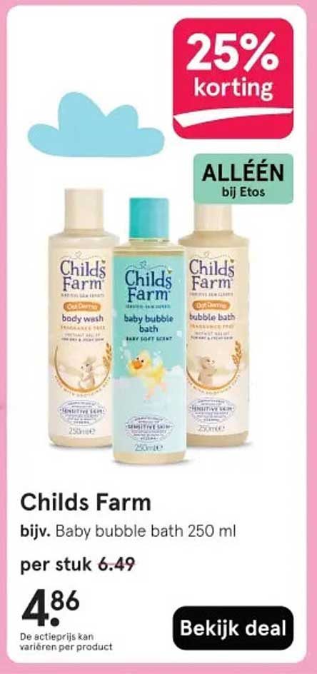 Child's Farm Baby bubble bath 250 ml