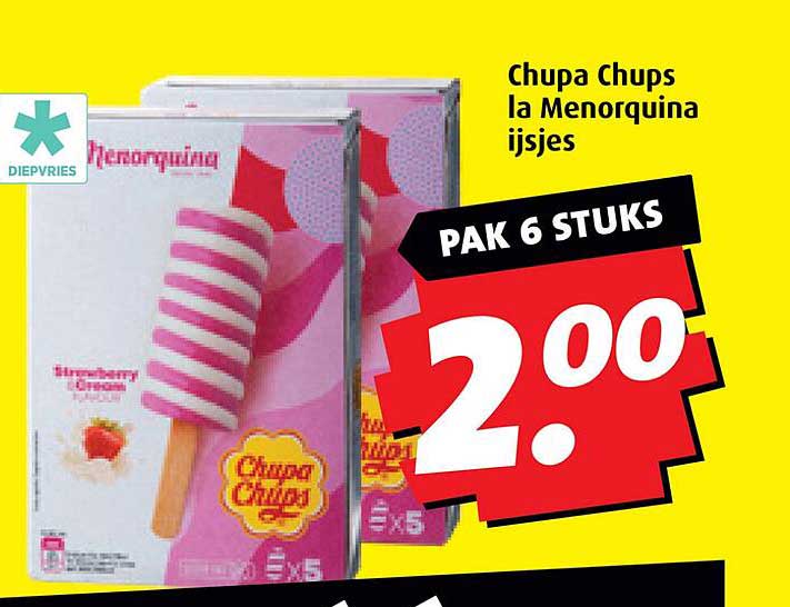 Chupa Chups la Menorquina ijsjes