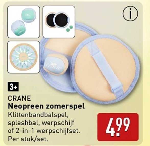 CRANE Neopreen zomerspel