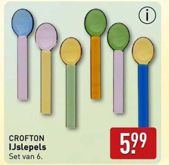CROFTON IJslepels Set van 6