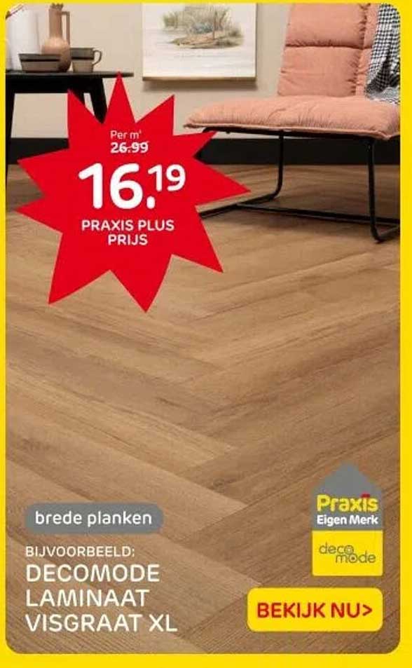 Decomode Laminaat Visgraat XL