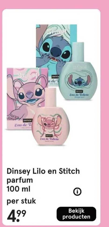 Dinsey Lilo en Stitch parfum 100 ml per stuk