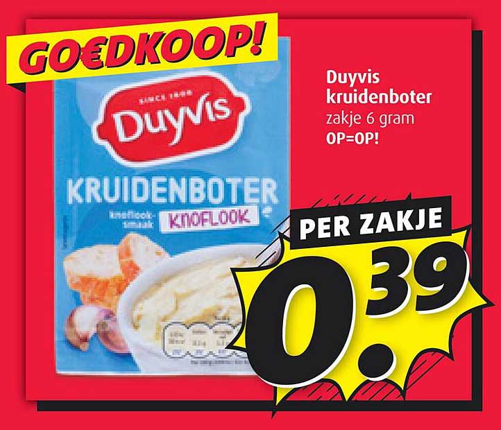 Duyvis kruidenboter zakje 6 gram