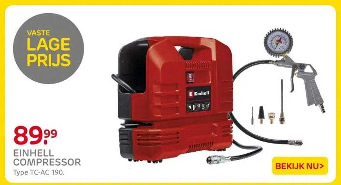 EINHELL COMPRESSOR Type TC-AC 190