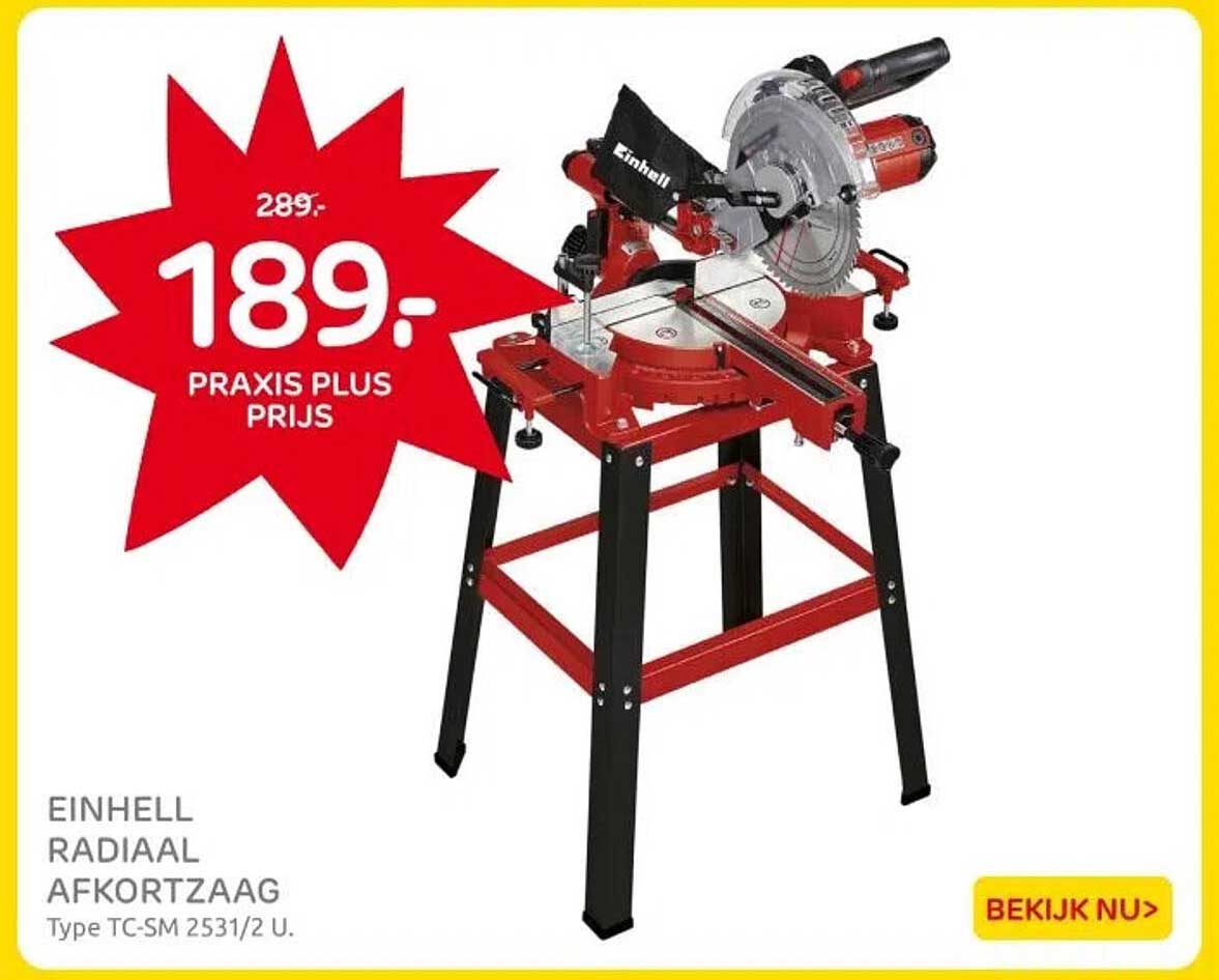 EINHELL RADIAAL AFKORTZAAG Type TC-SM 2531/2 U.