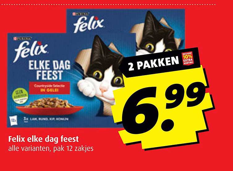 Felix elke dag feest