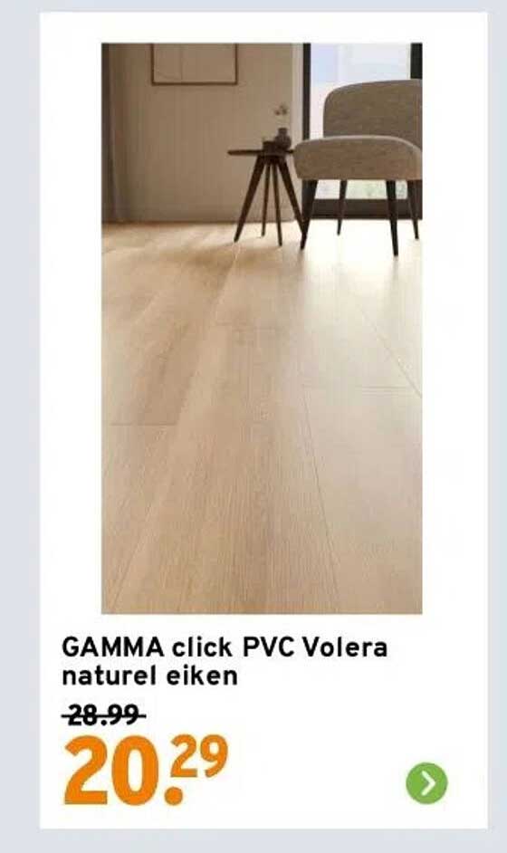 GAMMA click PVC Volera naturel eiken