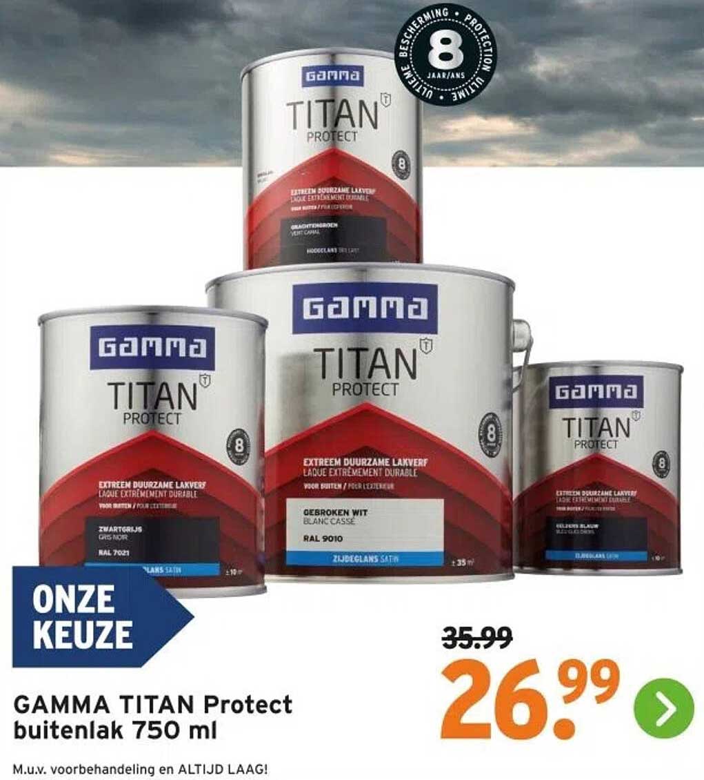 GAMMA TITAN Protect buitenlak 750 ml