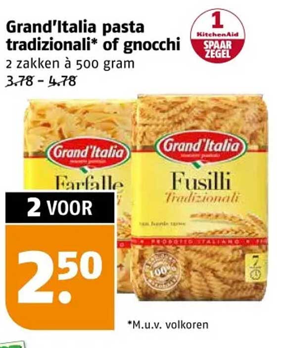 Grand'Italia pasta tradizionali* of gnocchi
