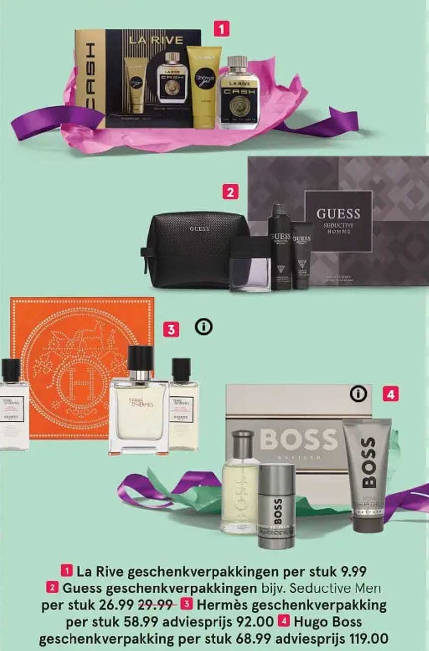 Guess geschenkverpakkingen bijv. Seductive Men per stuk 26.99 29.99