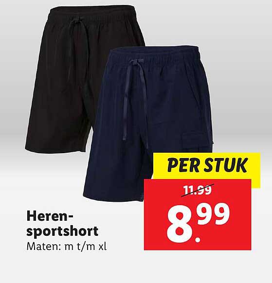 Heren-sportshort