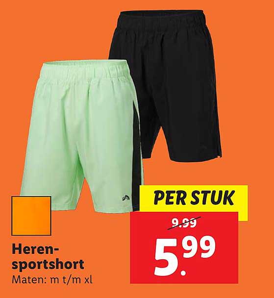 Heren-sportshort