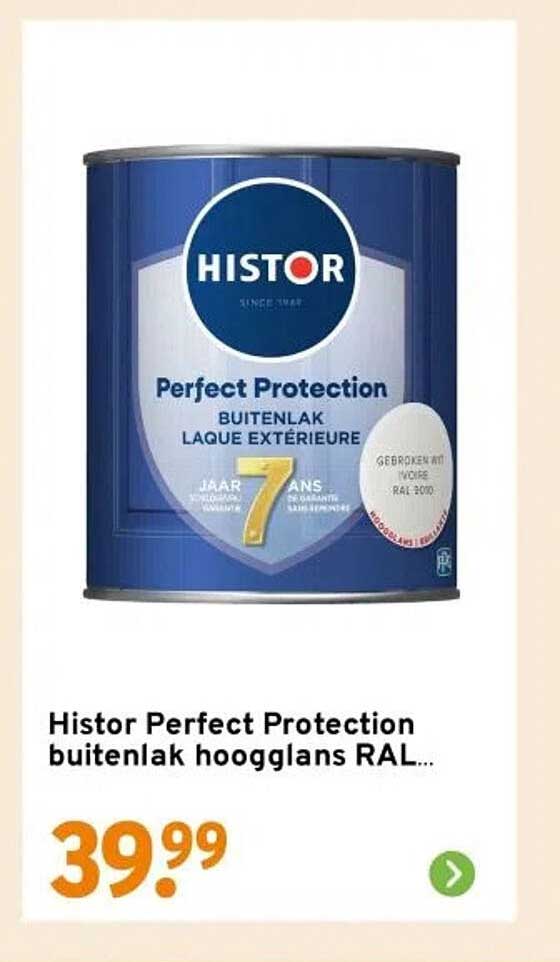 Histor Perfect Protection buitenlak hoogglans RAL...