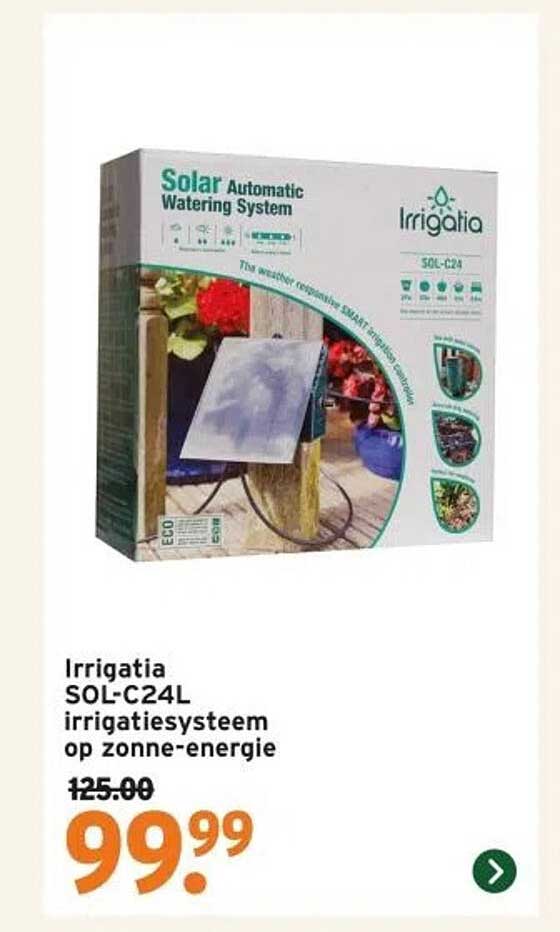 Irrigatia SOL-C24L irrigatiesysteem op zonne-energie