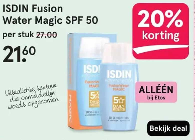 ISDIN Fusion Water Magic SPF 50