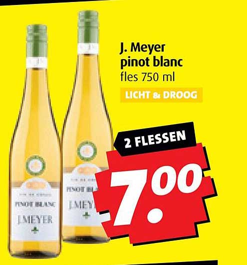 J. Meyer pinot blanc fles 750 ml