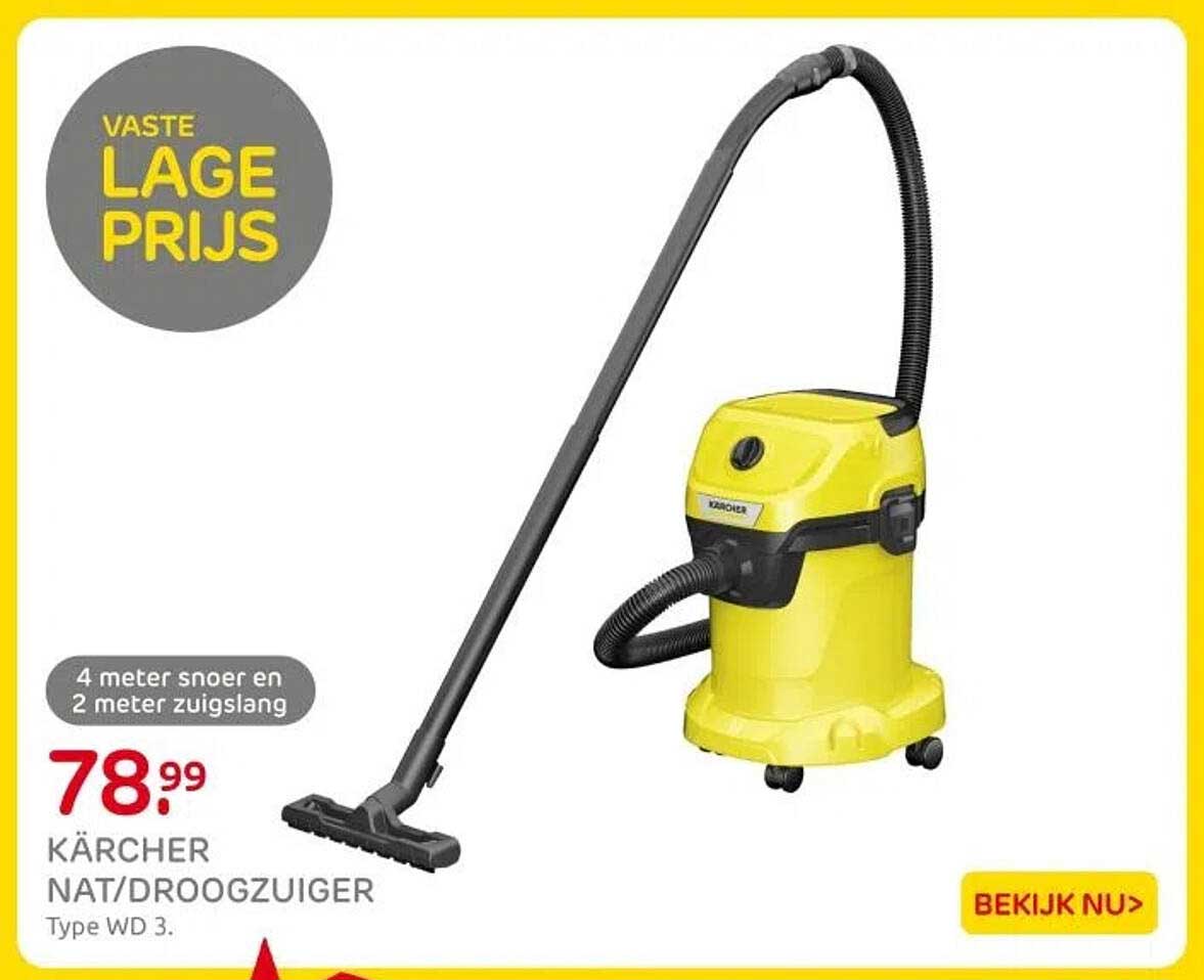 KÄRCHER NAT/DROOGZUIGER Type WD 3