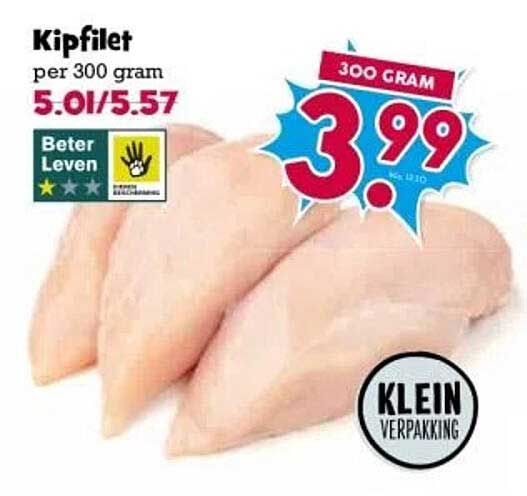 Kipfilet per 300 gram