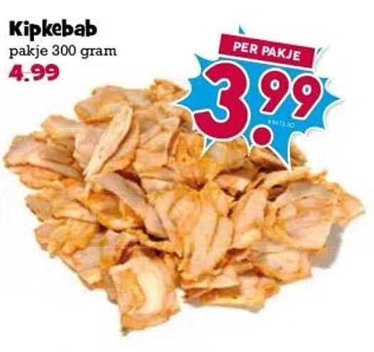Kipkebab pakje 300 gram