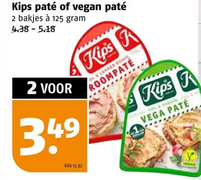 Kips paté of vegan paté