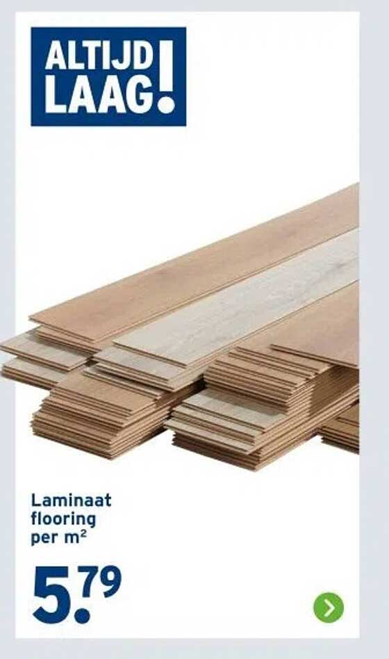 Laminaat flooring per m²