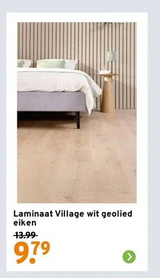 Laminaat Village wit geolied eiken