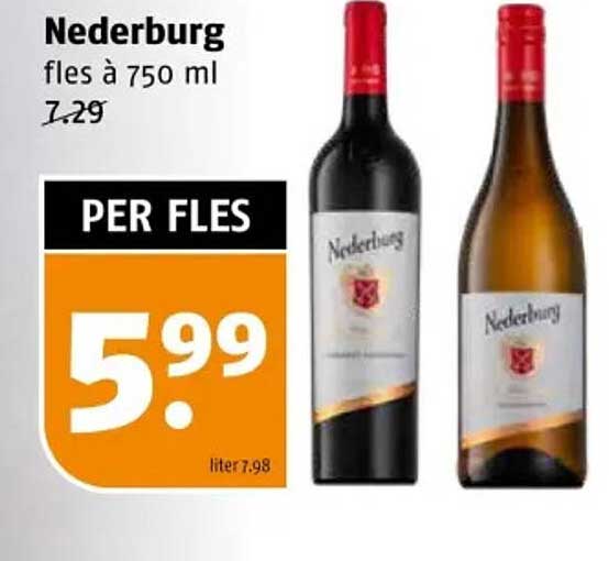 Nederburg fles à 750 ml