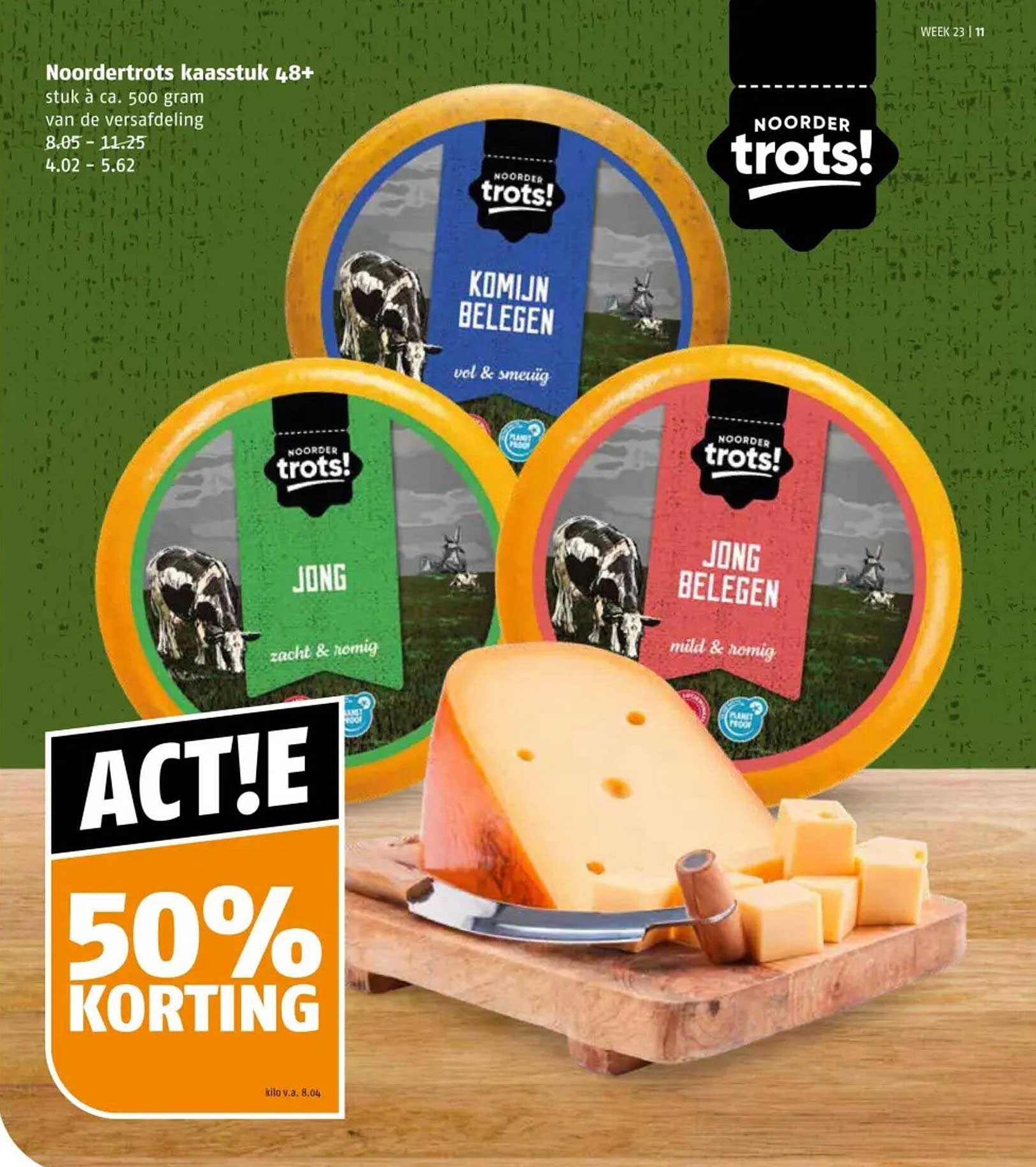 Noordertrots kaassstuk 48+