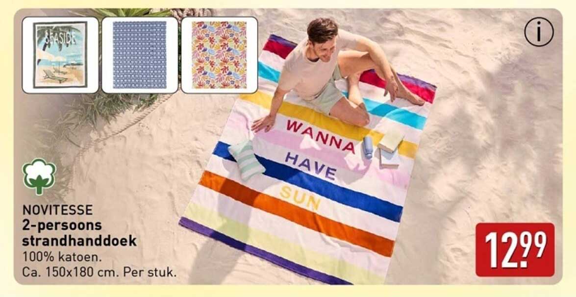 NOVITESSE 2-persoons strandhanddoek