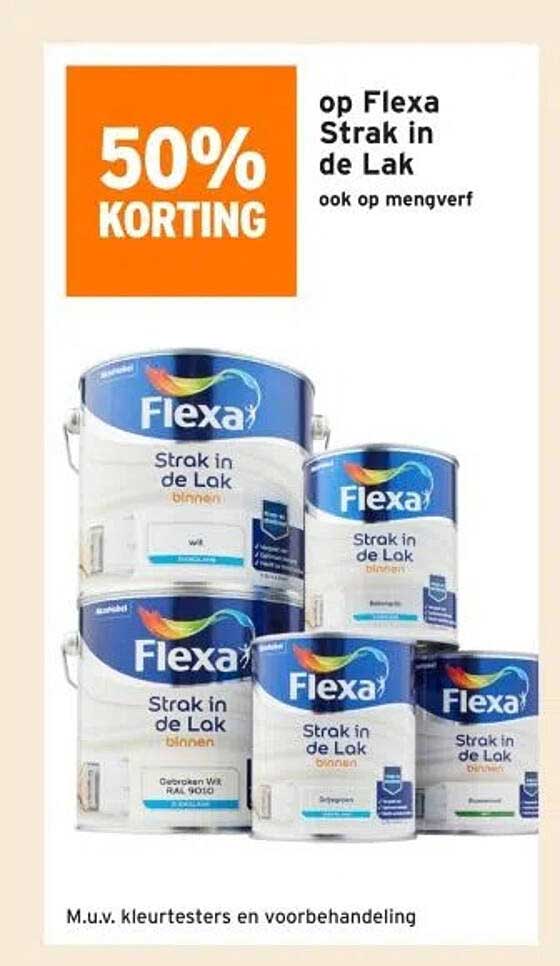 op Flexa Strak in de Lak ook op mengverf