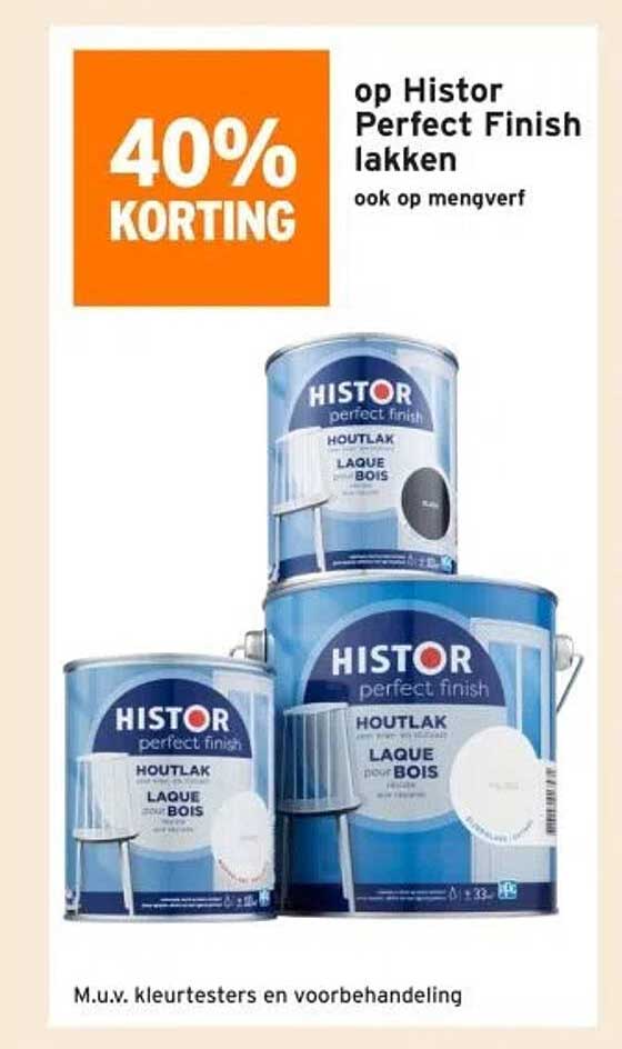 op Histor Perfect Finish lakken