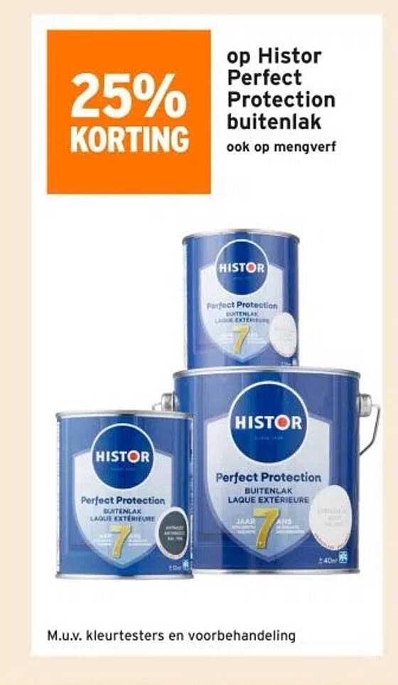 op Histori Perfect Protection buitenlak