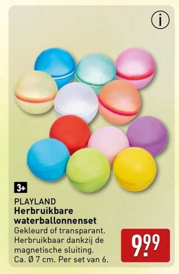 PLAYLAND Herbruikbare waterballonnenset