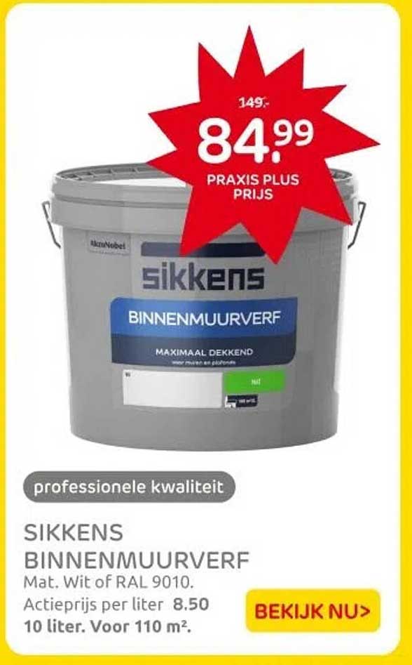 SIKKENS BINNENMUURVERF