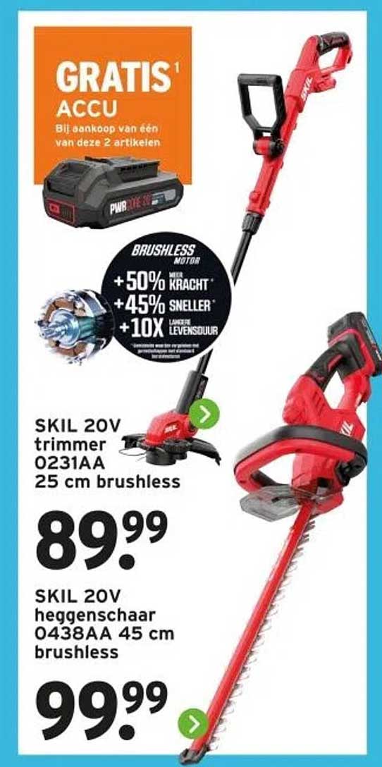 SKIL 20V trimmer 0231AA 25 cm brushless