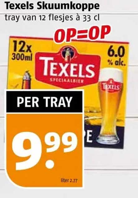 Texels Skuumkoppe tray van 12 flesjes à 33 cl