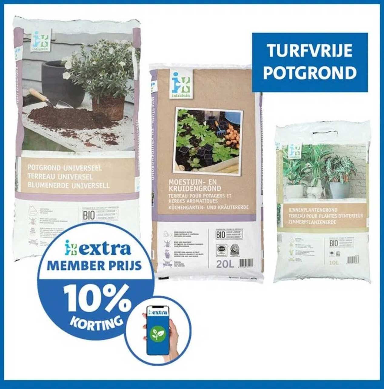 Turfvrije potgrond