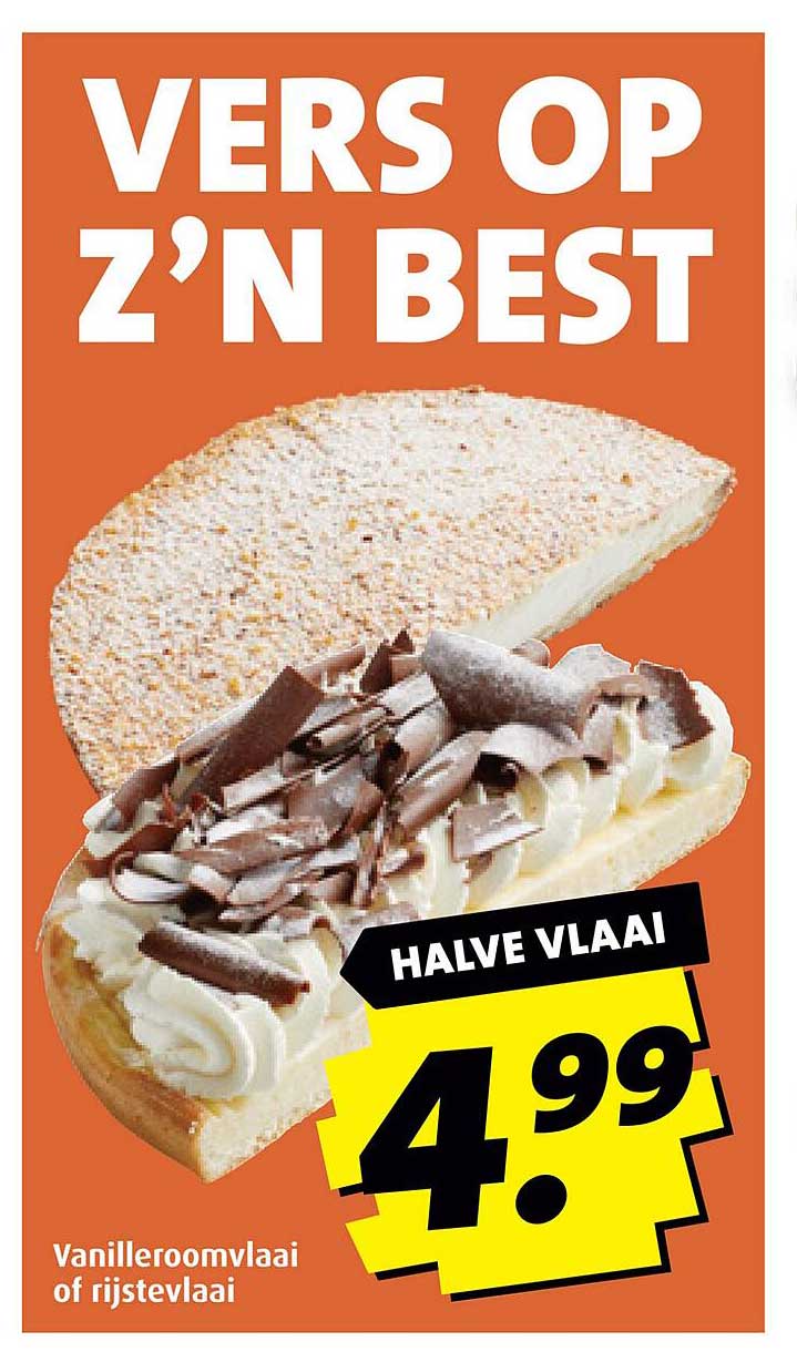 VERS OP Z’N BEST HALVE VLAAI