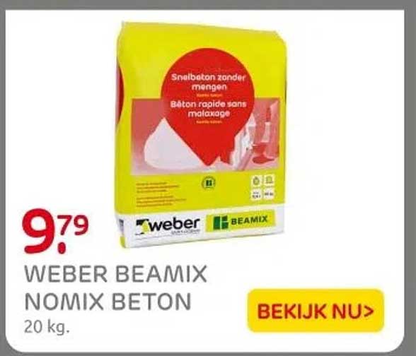 WEBER BEAMIX NOMIX BETON