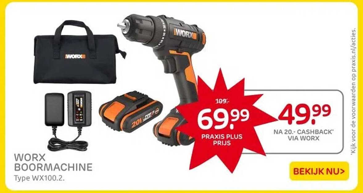 WORX BOORMACHINE Type WX100.2
