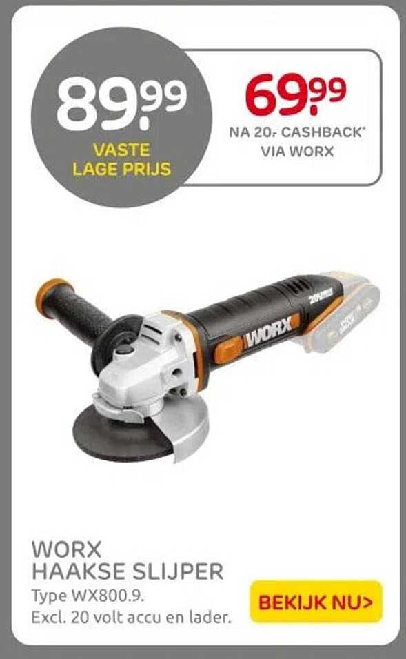 WORX HAAKSE SLIJPER Type WX800.9